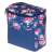 Thermal Bag for Lunch, Beach, Picnic 11L Navy Blue with Flowers 99678071