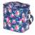 Thermal Bag for Lunch, Beach, Picnic 11L Navy Blue with Flowers 99678071