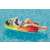 Woman relaxing on a Bestway inflatable popsicle pool float in a swimming pool