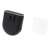 Black silicone toilet brush holder, wall mountable, easy to clean