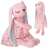 Plush rabbit mascot 52cm #pink 55383723