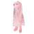 Side view of a pink plush bunny rabbit with a dress, 52cm