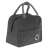 Szürke hőszigetelt ebédtáska panda logóval, oldalsó nézet