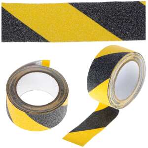 Protišmyková ochranná páska 5cmx5m čierna/žltá 77095742 Bezpečnostné&Označovacie pásky
