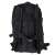 Black tactical military backpack, 25L, back view
