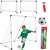 Soccer goal set with a child playing soccer, 2 in 1, 185x120x70cm