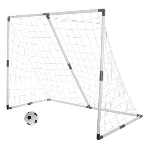 Set de poartă de fotbal, 2 în 1, 185x120x70cm