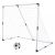 Ikonka football goal 2in1 143x110x70cm - White 66830074