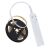 USB Battery Powered Motion Sensor LED Strip 2m Warm White with LED strip and motion sensor
