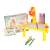 Yellow giraffe projection drawing table with markers and drawing book, kids art toy