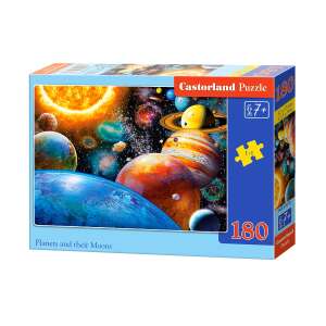Castorland Puzzle - Bolygók és holdjaik 180db 55384811 Puzzle