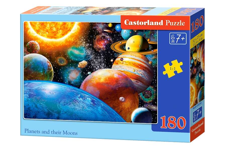 Castorland Puzzle - Bolygók és holdjaik 180db