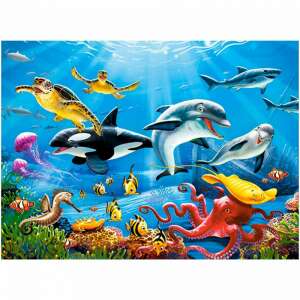 Castorland Puzzle Tropische Unterwasserwelt 200-teiliges Puzzle fertiggestellt - Puzzle