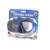 Black and blue diving mask with clear lenses, diving mask packaging