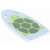 Pool Turtle foam swimming board for kids, blue with green turtle design