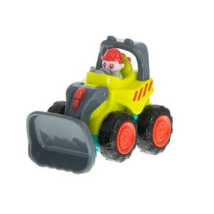 Sárga műanyag játék buldózer sofőrrel, HOLA márka - Hola