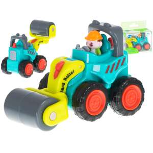 HOLA úthenger játék építőipari jármű munkásszal, többszínű - Hola