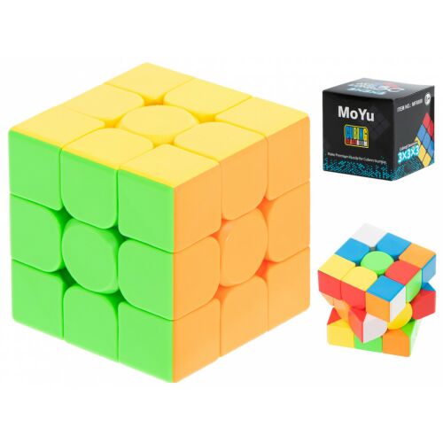 MoYu 3x3 Cube Puzzle with Solved and Unsolved Versions, Packaging