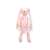 Pink plush bunny with a dress, 35cm, perfect for cuddling