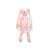 Pink plush bunny with a dress, 35cm, perfect for cuddling