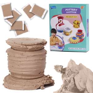 Agyag alapanyag fazekas koronghoz 1200g - Barna, Töpferton-Set, Modelliermasse für Kinder, Töpferscheiben-Ton-Nachfüllung - Musikinstrumente zum Spielen, Zeichentafeln, Schreibtafeln, Schreibwaren-Sets, Kreative Spiele, Maltafeln und Filzstifte