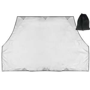 Magnetic windshield cover with storage bag, protects against sun and frost - Windshield Cover