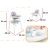 Guimo 3in1 Convertible High Chair Dimensions
