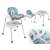 Guimo 3in1 Convertible High Chair with Safety Harness Detail