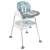 Guimo 3-in-1 high chair with table, green, Dreamtime design, front view