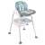 Guimo 3-in-1 high chair with table, green, Dreamtime design, front view