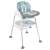 Guimo 3-in-1 high chair with table, green, Dreamtime design, front view