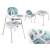 Guimo 3in1 Convertible High Chair with Safety Harness Detail