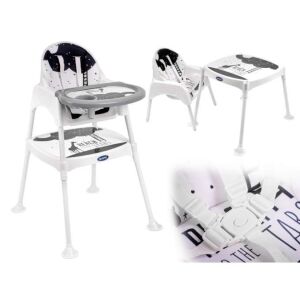 Guimo 3в1 конвертируем висок стол с маса #сиво-бяло