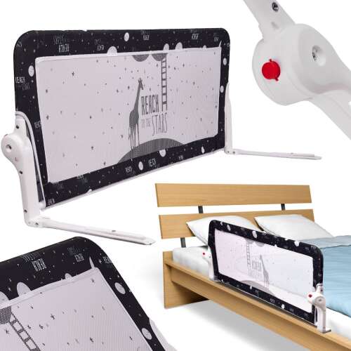 Security gate railing bed rail 120cm black