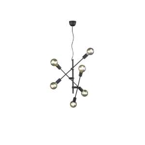 TRIO 306700602 Cross 28W čierna závesná lampa - Lampy&osvetlenie
