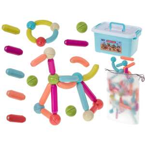 Jucărie de construcție magnetică pentru copii mici 100pcs 55388851 Jucării de construcții magnetice