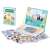 Color Day Magnetic Book Animals Puzzle set, open with magnetic pieces and instruction cards