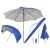 Ikonka beach umbrella tent #blue 55389052