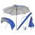 Ikonka beach umbrella tent #blue 55389052