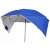 Ikonka blue beach umbrella tent with side flaps