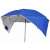 Ikonka blue beach umbrella tent with side flaps