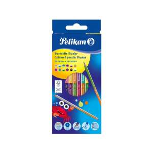 Pelikan Bicolor Buntstifte, 12 Stifte mit 24 Farben, 12er Pack - Schreibwaren & Schreibmaterial