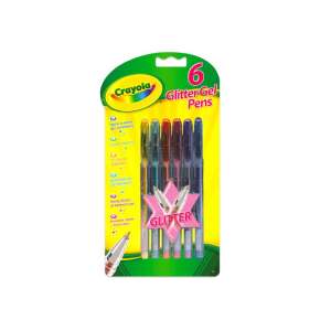 Crayola: 6 darabos csillámos zselés toll 55390809 