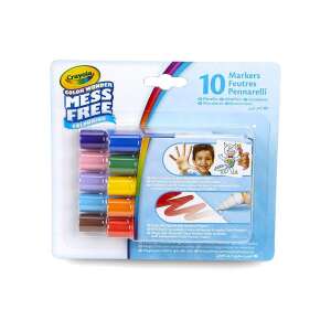 Crayola Color Wonder Mess Free Stifte, 10er Pack, abwaschbar, ungiftig, sicher für Kinder, ideal für Malbücher und Papier - Zeichengeräte