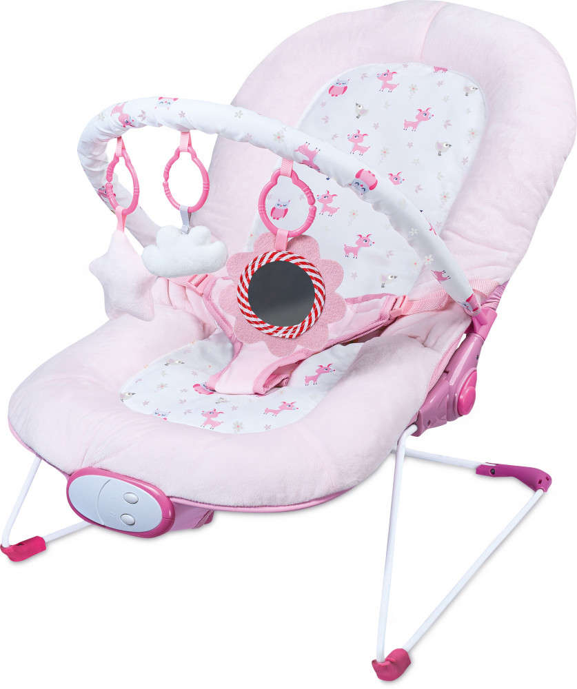 FreeON Happy rezgő-zenélő Pihenőszék #rózsaszín