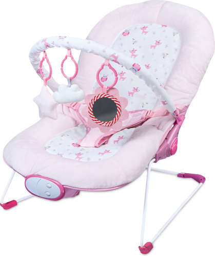 FreeON Happy rezgő-zenélő Pihenőszék #rózsaszín