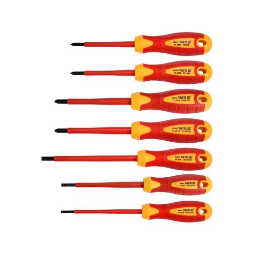 YATO Set șurubelnițe izolate 7 piese, 1000V certificat VDE