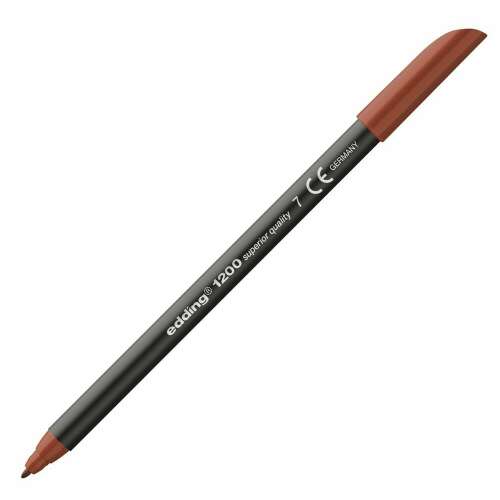 Edding 1200 marker, barna, 1 mm vonalvastagság, kiváló minőség - Rostirón és tűfilc