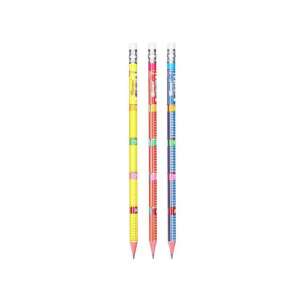 Spirit Multiplikationstabelle Bleistifte mit Radiergummi, 3er Set - Graphitstifte