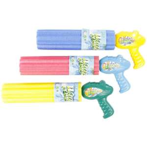 3er Set Schaumwasserpistolen, blau, rosa und gelb, perfekt für Sommerspaß - Strandartikel